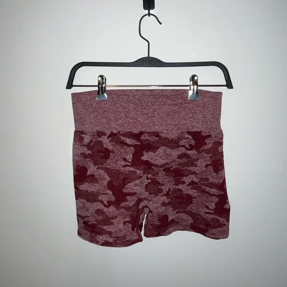 Camo Print Women's Biker Shorts
